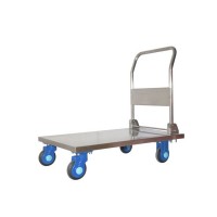 Uni-Silent 150kgs Stainless Steel Platform Hand Trolley Truck ST150-DX