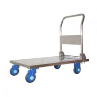 Uni-Silent 300kgs Foldable Stainless Steel Platform Hand Trolley ST300-DX