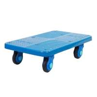 Uni-Silent 250kgs Best Choice Heavy Duty Plastic Platform Dolly Moving Dolly PLA250N-DL